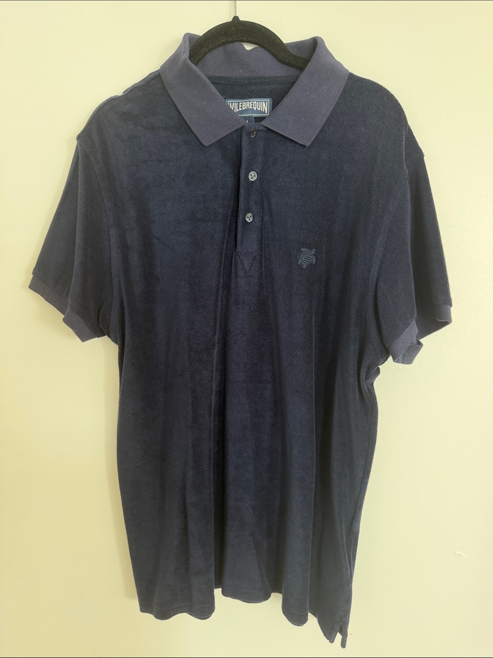 Vilebrequin Navy Blue Terry Polo